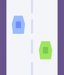 racing game illustration on a white background     