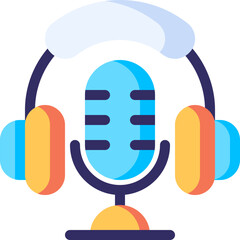 radio illustration on a white background    
