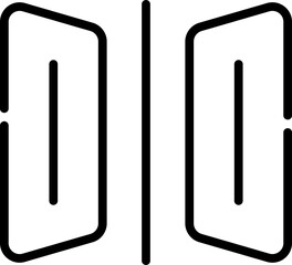 reflect illustration on a white background     