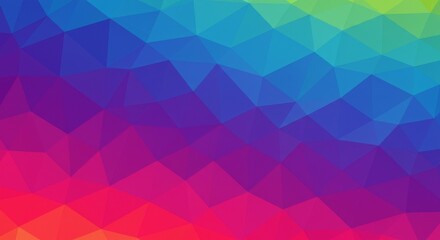 Obraz premium Abstract Polygon Background with Vibrant Gradients