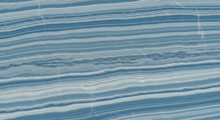 Obraz premium Blue and White Striped Stone Texture Background