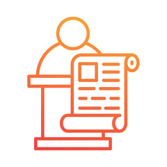 News Anchor Icon