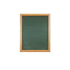 Fototapeta premium Vintage Wooden Framed Chalkboard, Blank Green Slate, Isolated on Transparent Background, Perfect for Menu, Message, Education, and Advertisement Design Elements
