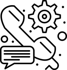 setting illustration on a white background     