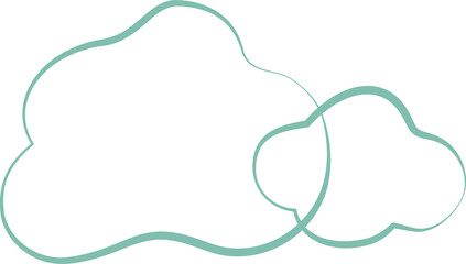 Cloud doodle and nature