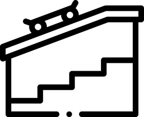 skateboard illustration on a white background     