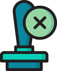 stamp illustration on a white background     