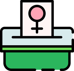 vote illustration on a white background     