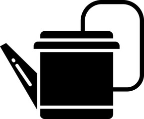 watering can illustration on a white background     