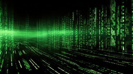 Obraz premium binary cool technology backgrounds