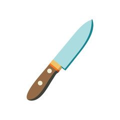 Kitchen Knife Illustration Simple Design Image