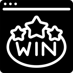 winner illustration on a white background     