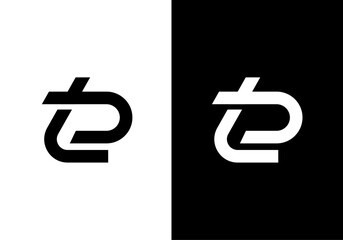 TD, DT monogram logo icon