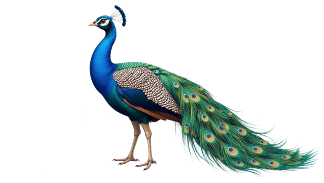 Detailed Turkey Poult Clipart, isolated on a white background.