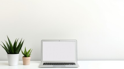 Fototapeta premium modern desktop white background