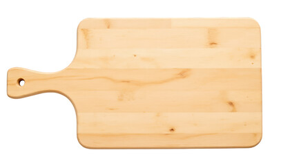 Closeup of wooden cutting board, natural wood grain texture background for design