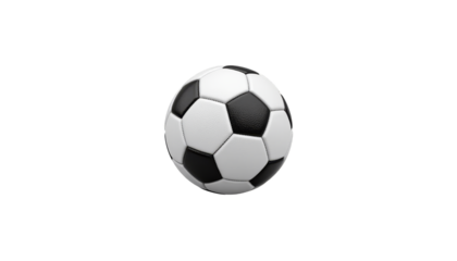 Classic sports still life, soccer ball on white background for design inspiration