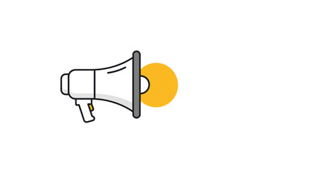 Megaphone Icon - Announcement, Promotion, Communication