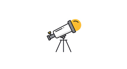 Telescope Icon: Exploration, Discovery, and Learning