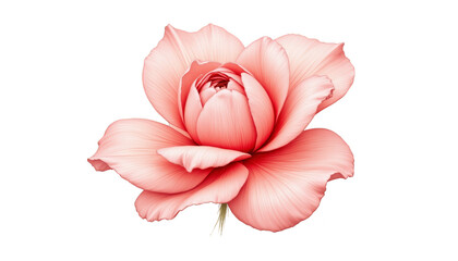 Stunning pink flower in bloom against a lush green background, closeup view of nature's beauty