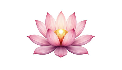Serene pink lotus flower blossom, a closeup on natural beauty and tranquility 