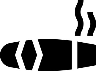 cigar illustration on a white background     