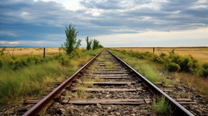 Fototapeta premium overgrown road to nowhere