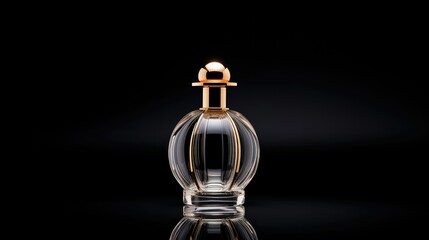 perfume black sleek background