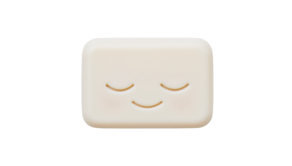 Vibrant yellow smiley face button, a symbol of happiness and positivity smiling