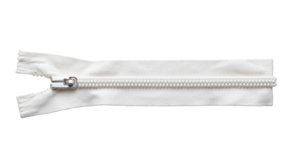 Intricate double zipper design, a closeup view of interlocking teeth and detailed metalwork