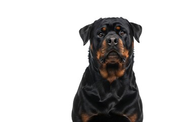 Fototapeta premium Dog on white background