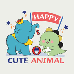 design cartoon animals vector illustration