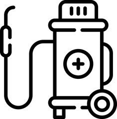 disinfectant illustration on a white background     