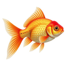 Detailed Clownfish Fry Clipart, isolated on a white background.