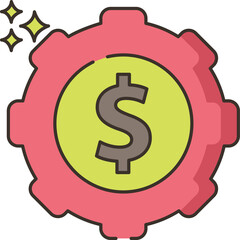 efficiency illustration on a white background     