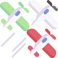 frecce tricolori illustration on a white background     