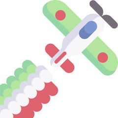 frecce tricolori illustration on a white background     