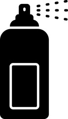 hair spray illustration on a white background    