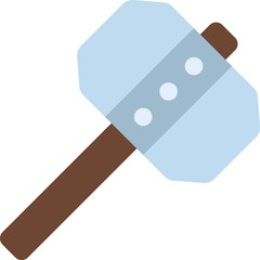 hammer game illustration on a white background    