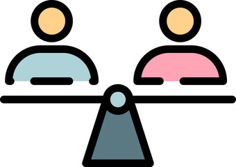 human rights illustration on a white background     