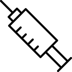 injection illustration on a white background    