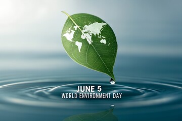 5 June World Environment Day – Eco Numbers and Natural Elements