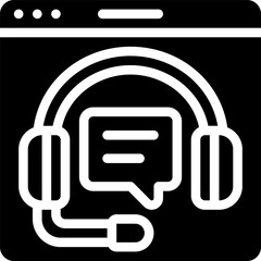 live chat illustration on a white background     