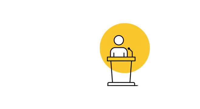 Speaker Icon - Presentation, Conference, Public Speaking