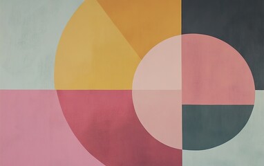 Abstract geometric shapes composition (17)