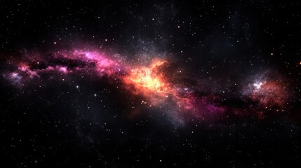 Fototapeta premium Cosmic nebula and stars in deep space