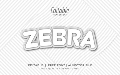 black and white editable text effect. creative promotion banner