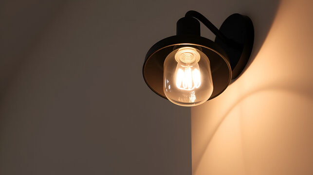 Halogenlampe auf schwarz