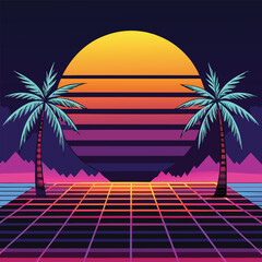 Naklejka premium Scenic Driveway Through Mountains