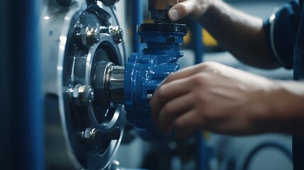 Mechanic Assembling Industrial Machinery